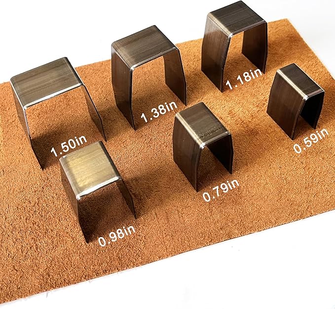 18 Pieces Leather Corner Punch Set, Leather End Punch Tool High Carbon Steel Corner Cutter Tools, Corner Trimmers Punch with Mat & Box, Edge Trimmer for DIY Leathercrafts-DeskLoop Office