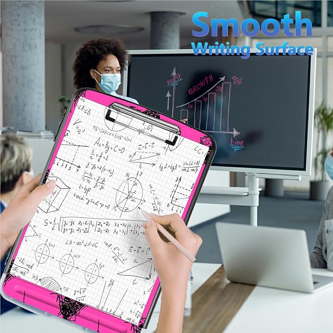 Clipboard with Storage, 8.5x11 High Capacity Nursing Clipboards with Pen Holder - Image 7