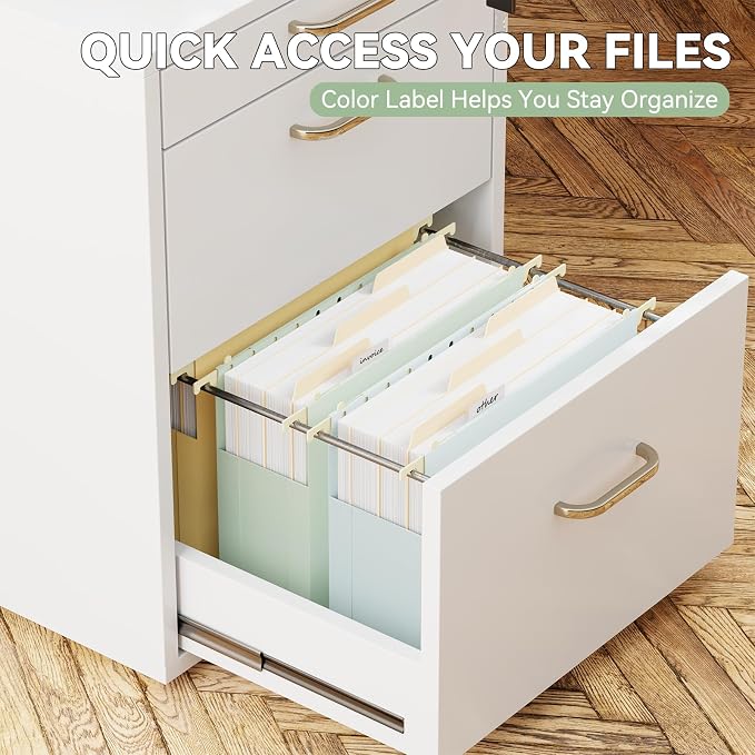 Plastic Hanging File Folders Extra Capacity, Expandable Large Pastel Hanging - Image 5