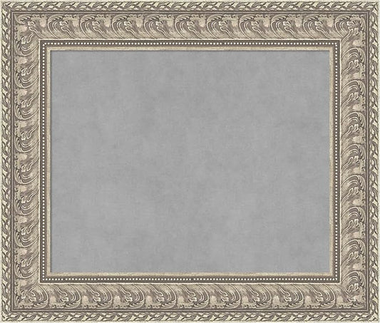 Amanti Art Silver Framed Magnetic Board 23x27 Small Vision Board by AmantiArt