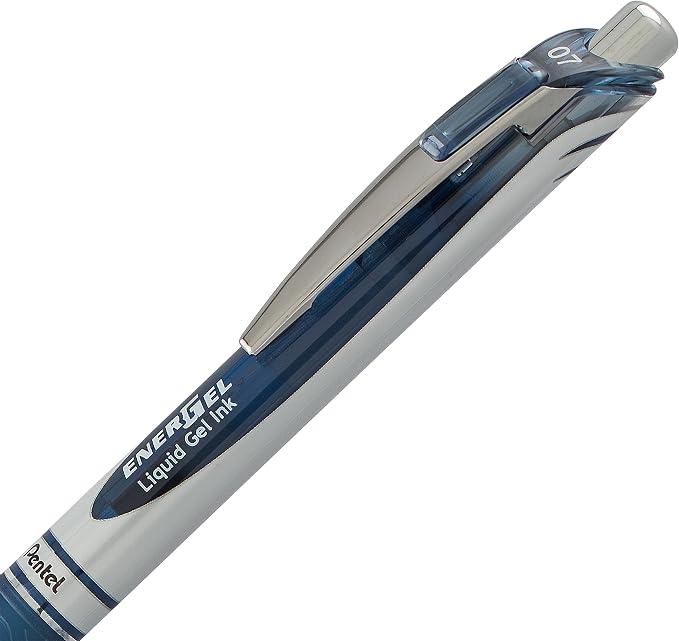 Pentel EnerGel RTX Retractable Liquid Gel Pen, Metal Tip, Medium Line - Image 3