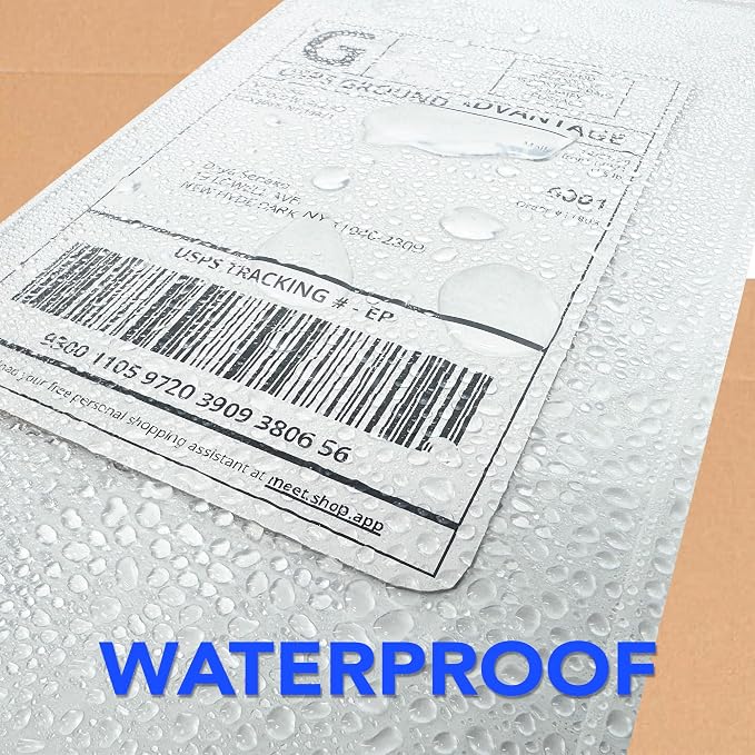 1000 Count 7" x 10" Shipping Label Envelopes, Top Loading - Image 4