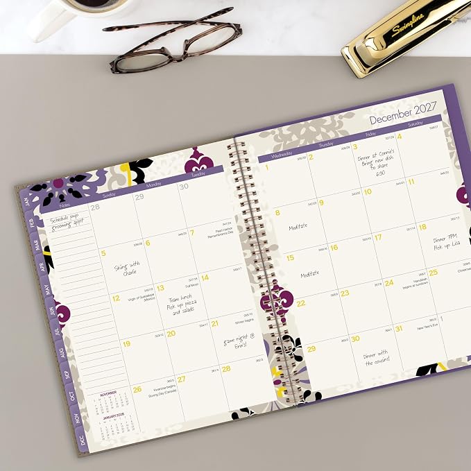Mead Cambridge 2027 Planner, Weekly & Monthly, 8.5" x 11" - Image 3