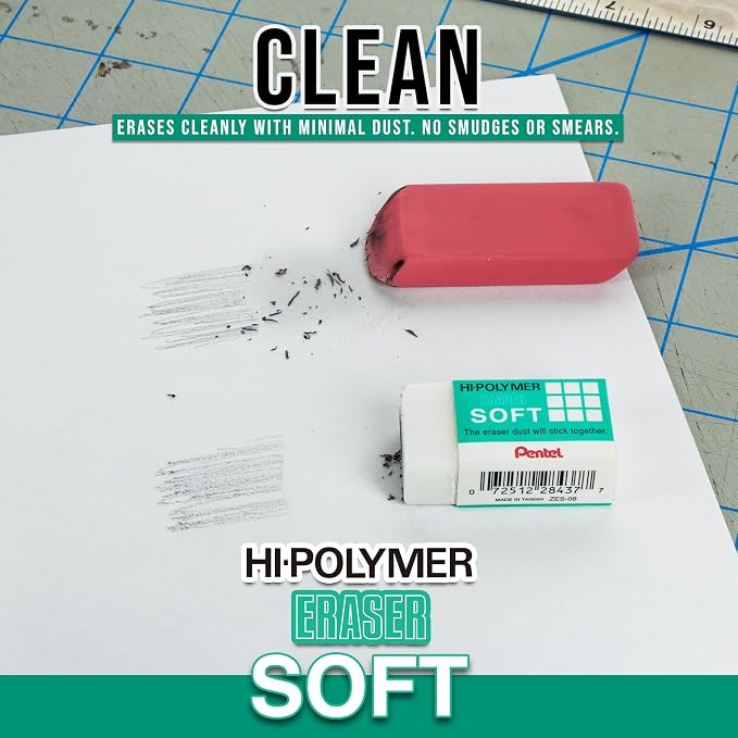 Pentel Hi-Polymer Soft Eraser - Image 3