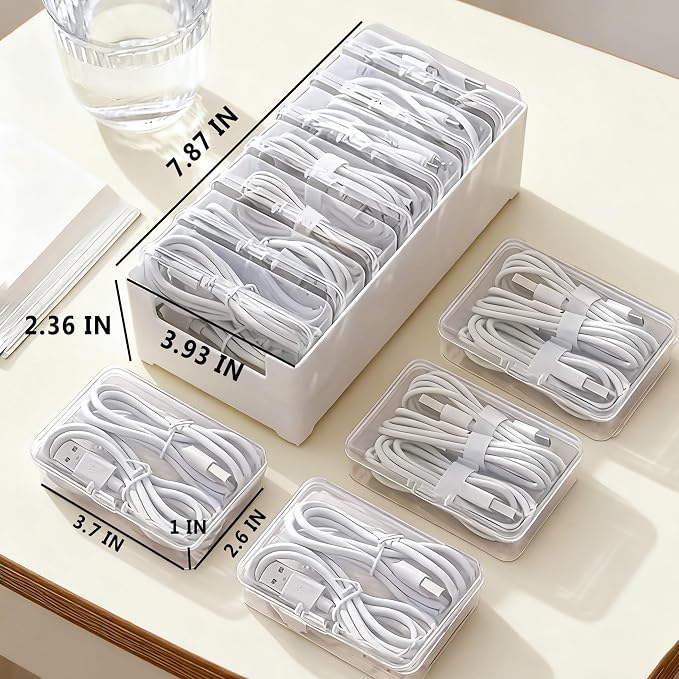 RayHenry 2 PCS Cable Organizer Box - Image 2
