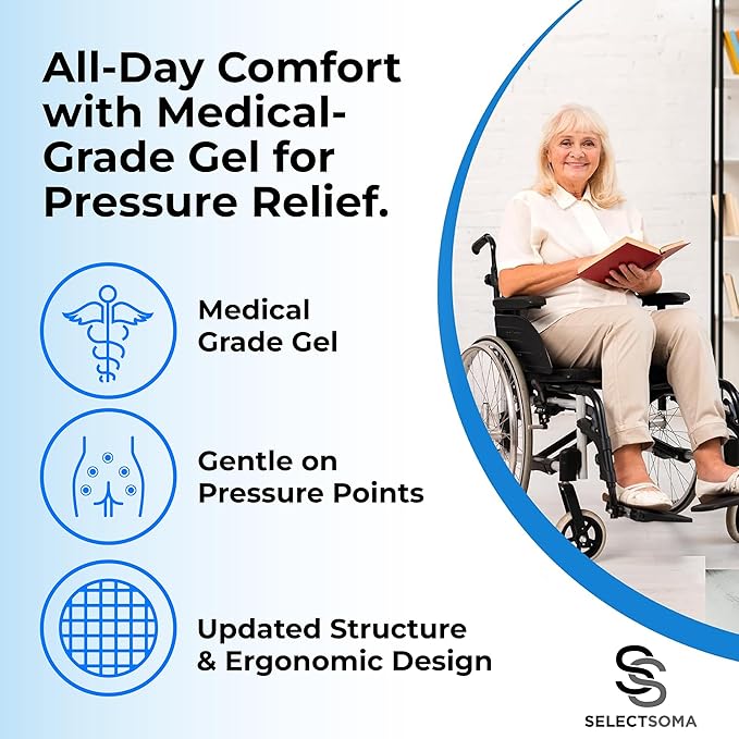 SelectSoma Travel Gel Seat Cushion - Image 4