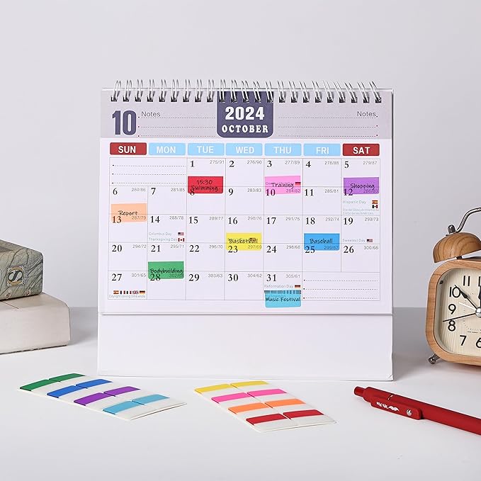 Mr. Pen- Sticky Index Tabs, 240 Pcs, Colorful Sticky Tabs for Notebooks, Page Markers, Page Tabs for Binders, Page Tabs Sticky Tabs for Books, Notebook Tabs, Book Sticky Tabs for Notebooks-DeskLoop Office