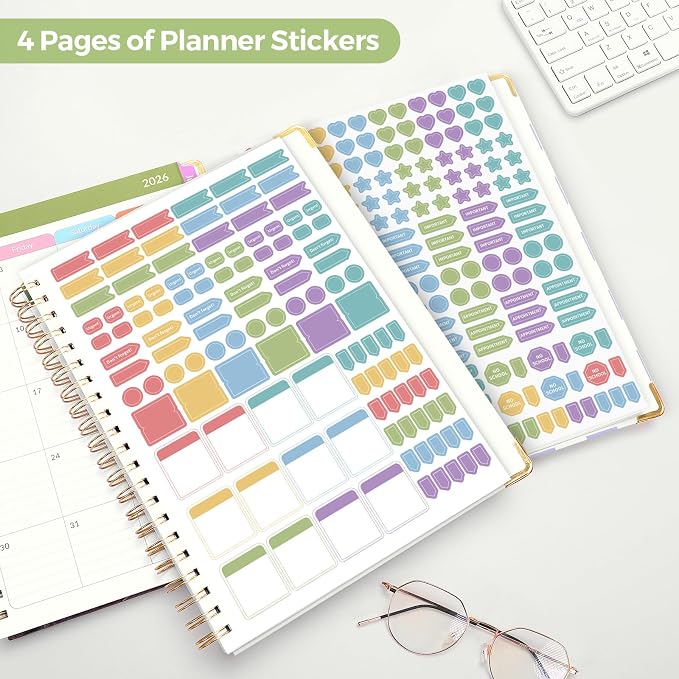 SKYDUE Teacher Planner 2026-2027 Academic Year, 8.5" x 11" Deluxe Teacher - Image 3