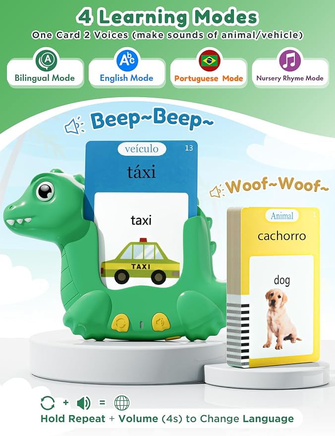Portuguese and English Talking Flash Cards - Image 3