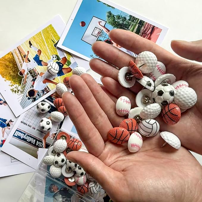 Push Pins for Wall, Thumb Tacks for Bulletin Board, Photos Wall & Maps - Image 7