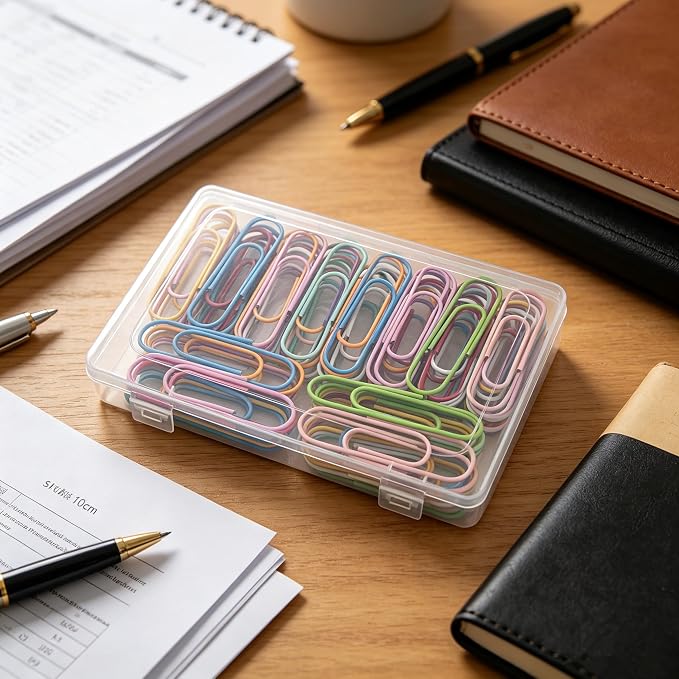 100 Pcs Jumbo Paper Clips 100mm/4 Inches Large Colored Big Papeclips - Image 6