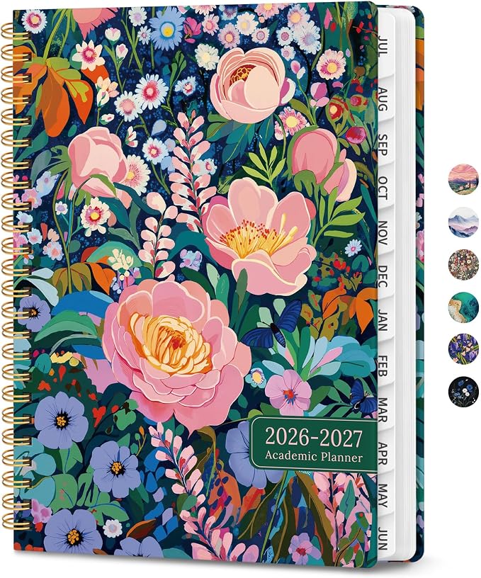 Planner 2026-2027, Monthly and Weekly Academic Planner July 2026 by Zotia