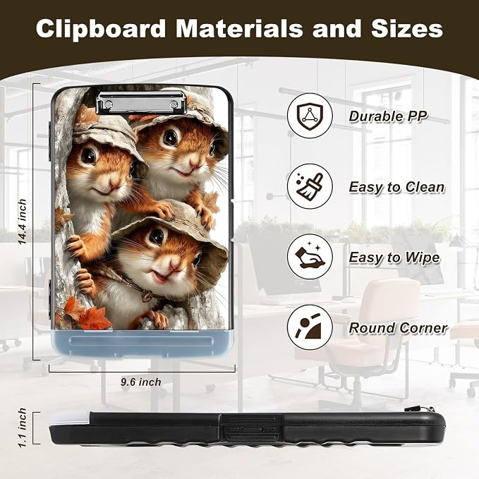 Clipboard with Storage, Nursing Clip Board 8.5 x 11 Storage Organization Box - Image 2