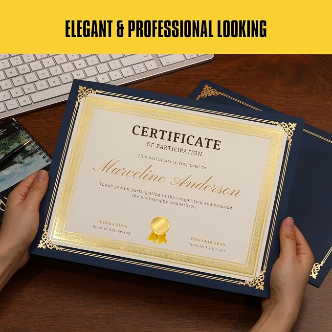 25 Count Single Sided Certificate Holders - Image 3