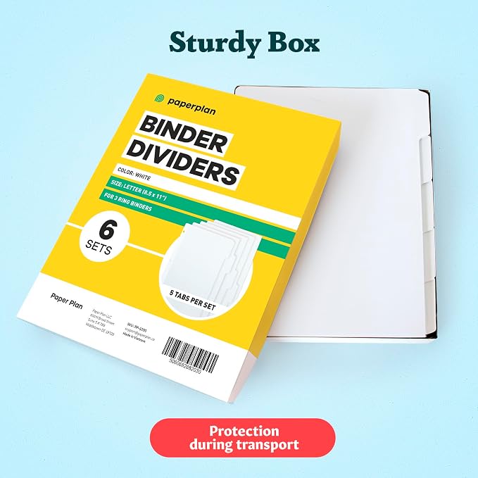 Binder Dividers with Tabs - Image 7