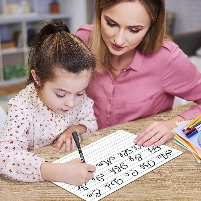Scribbledo 5 Pack Lined Dry Erase Boards - Image 9