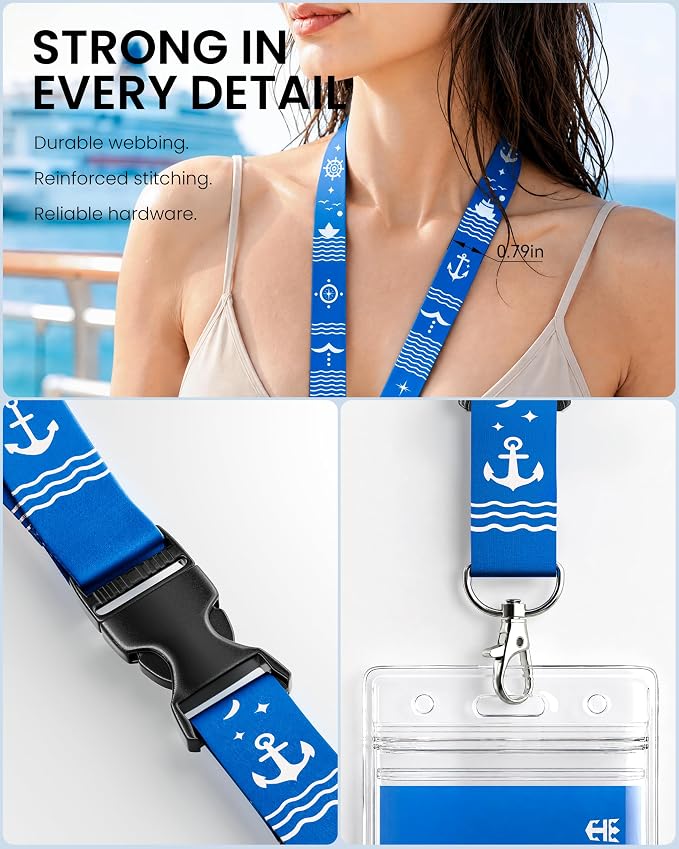 Avorast 5 Pack Cruise Lanyards for Ship Cards, Cruise Essentials 2026 for - Image 5