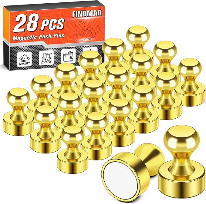 FINDMAG Strong Fridge Magnets, Decorative Small Refrigerator Magnet by FINDMAG