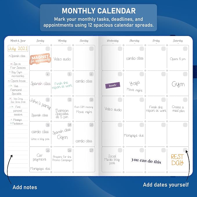 GoGirl Weekly Schedule Planner – Hourly Work & Life Planner - Image 3