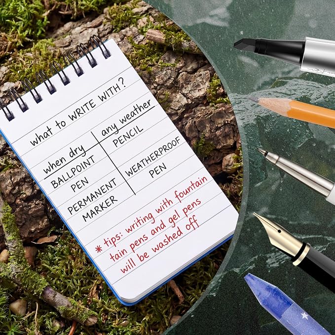 Thboxes 10 Pack Waterproof Pocket Notebook - Image 4