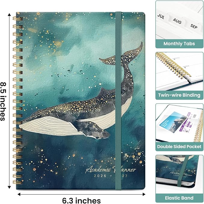 Planner 2026-2027, Academic Monthly and Weekly Calendar Planner - Image 4