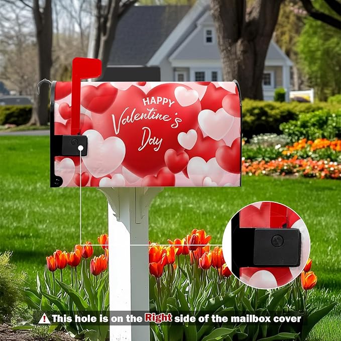 Valentine Mailbox Covers Magnetic Valentine‘s Day Mail Box Cover Valentines - Image 6