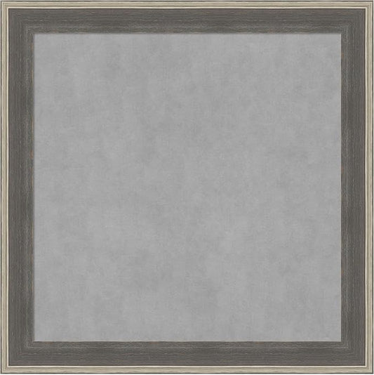 Amanti Art Grey Framed Magnetic Board 29x29 Medium Vision Board by AmantiArt