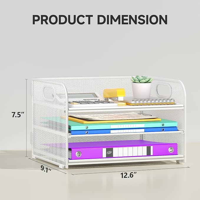 Cawukege 3 Tier Paper Organizer - Image 6