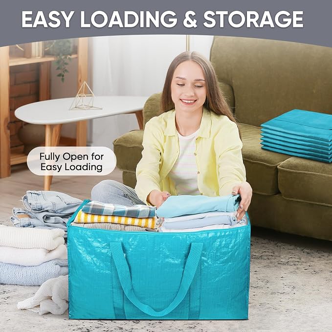 TICONN 4 Pack Extra Large Moving Bags Heavy Duty - Image 7