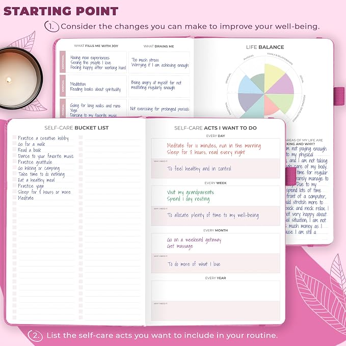 Clever Fox Self-Care Journal – Daily Reflection Notebook – Mental Health & - Image 2