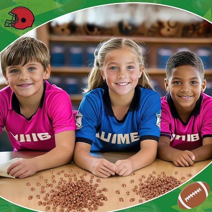 JUNEBRUSHS 150Pcs Sports Ball Mini Erasers, Football Erasers - Image 3