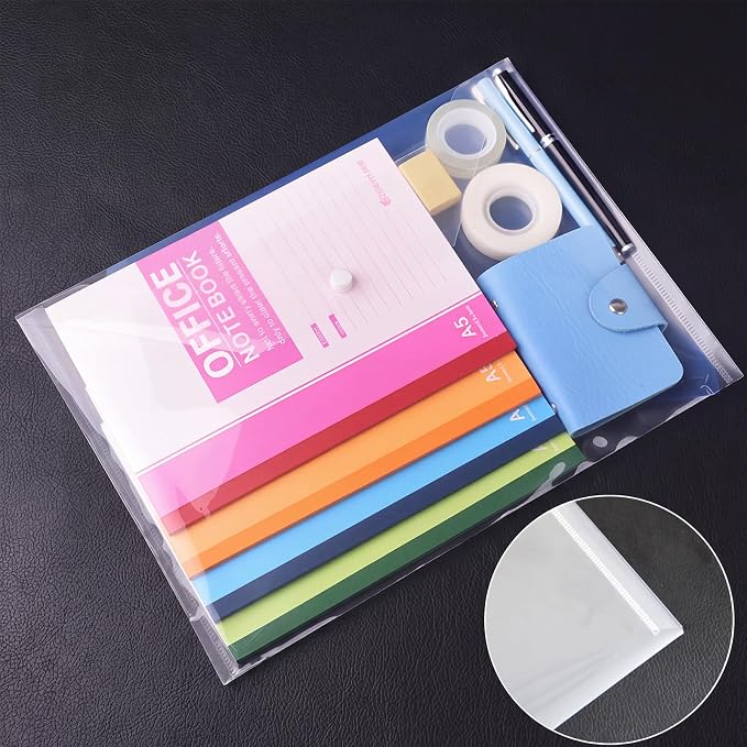 EOOUT 30pcs Plastic Envelopes, US Letter, A4 Size, - Image 5