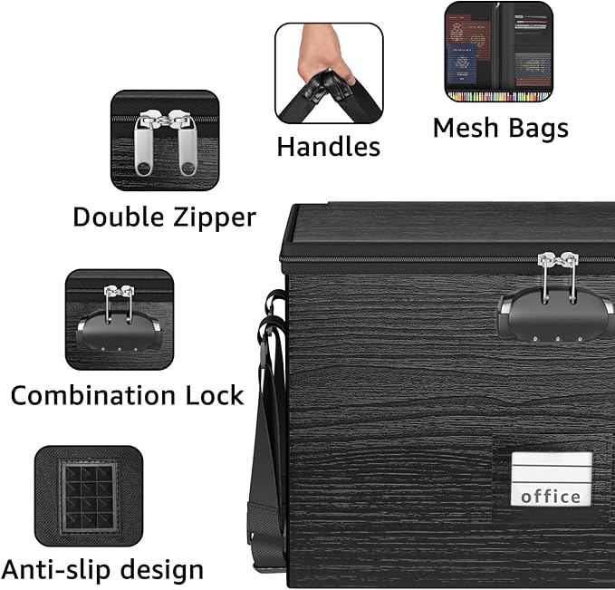 ROSONG Fireproof Document Box File Organizer - Image 5