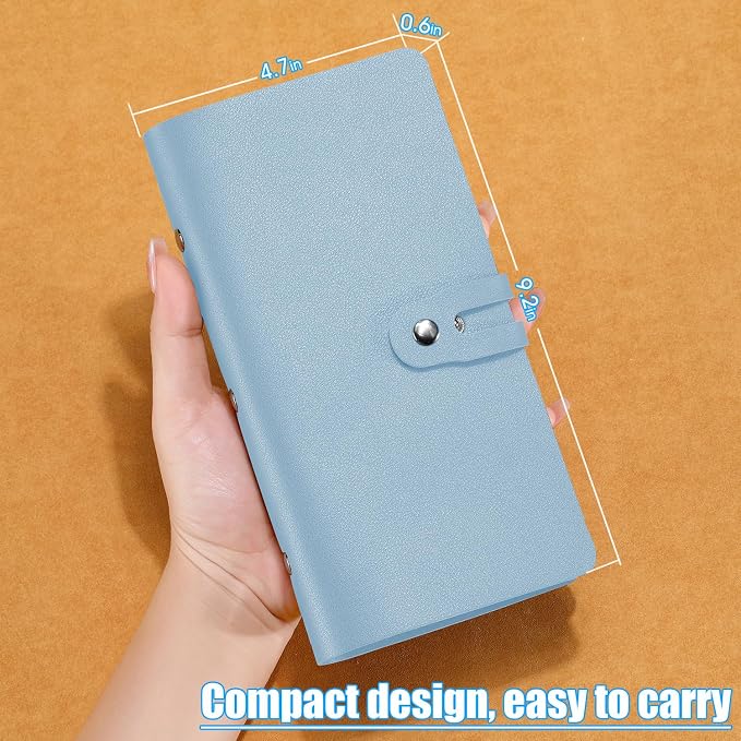 Leather Receipt Organizer, Portable Receipt Holder - Image 9