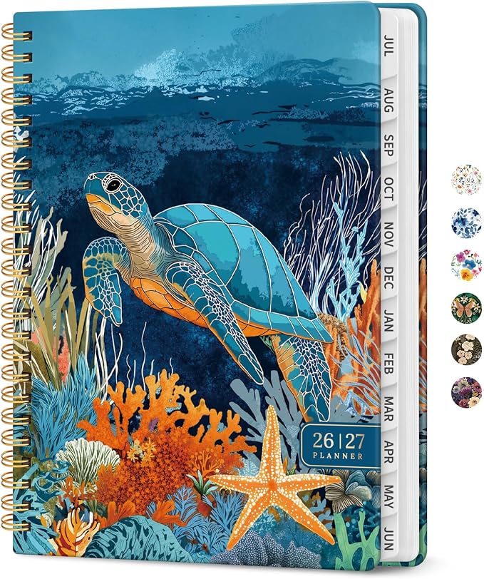 Planner 2026-2027, Academic Year Monthly and Weekly Calendar Planner, Jul 2026 by Taja