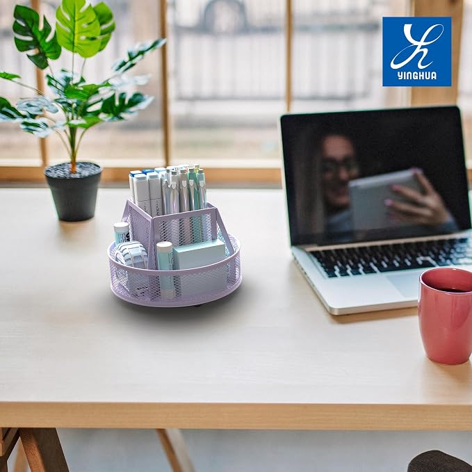 YINGHUA Metal Mesh Desk Organizer - Image 7