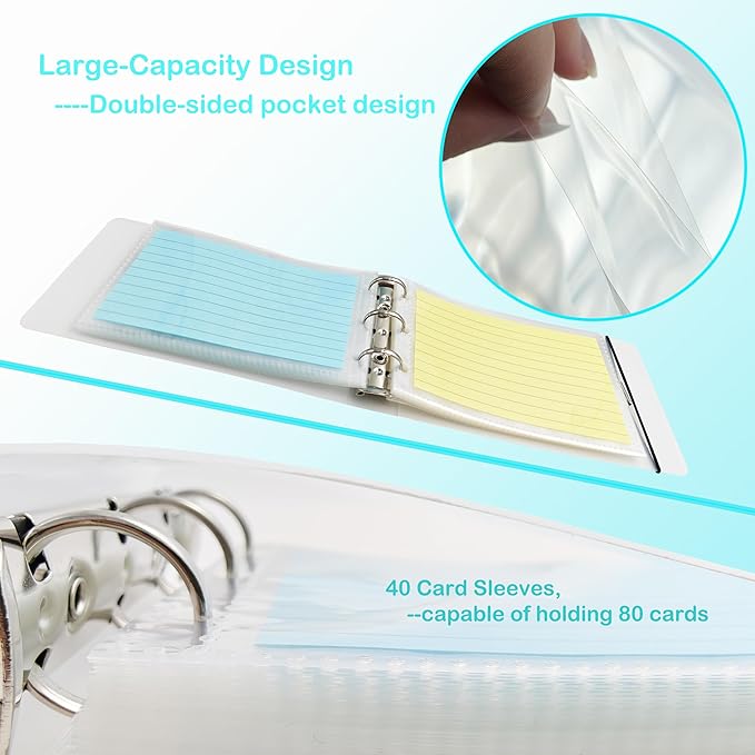 2 Pcs 3x5 Index Card binder - Image 4