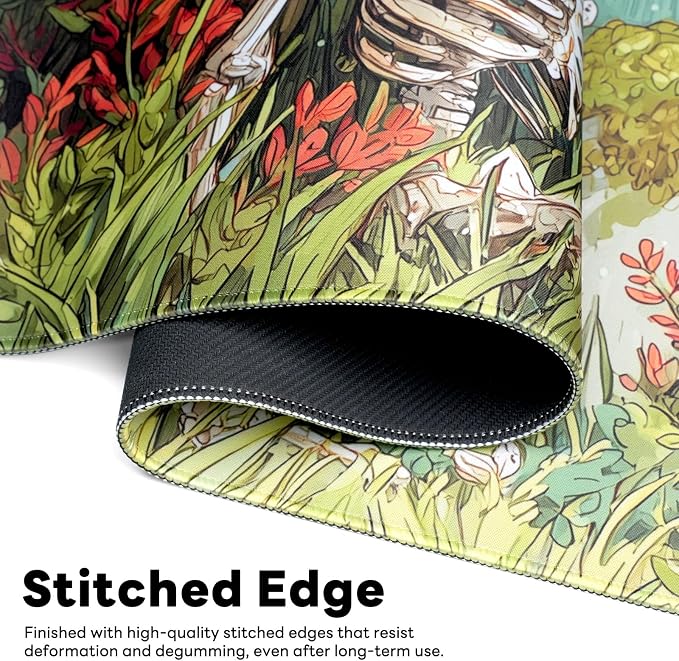 Desk Mat, Big Desk Pad, 31.5x11.8 Inches Extended Big Gaming Mouse Pad - Image 4