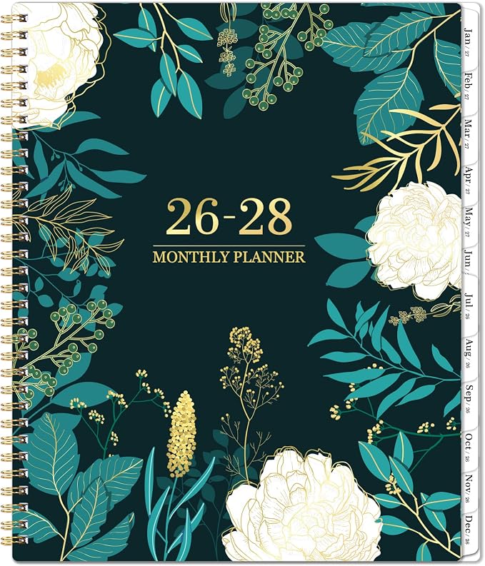 2026-2028 Monthly Planner by Indeme