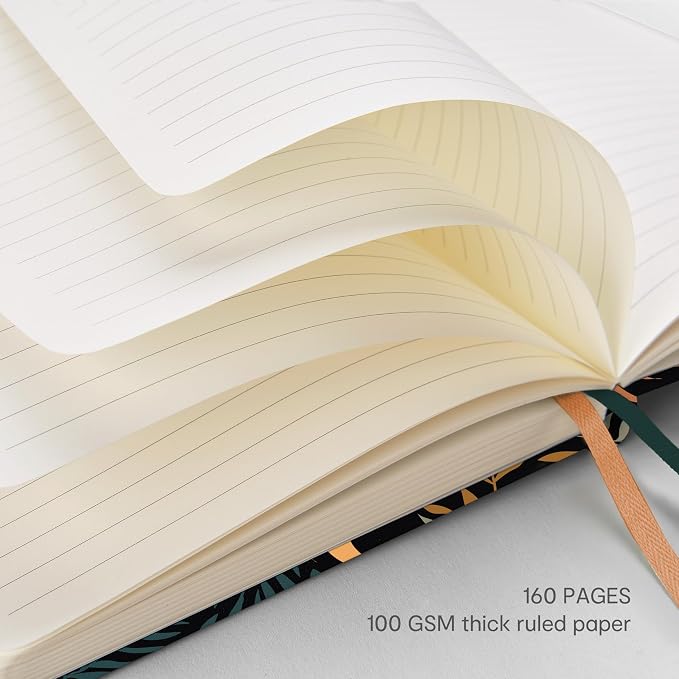 &And Per Se Lined Hardcover Notebook – A5 5.7"x8" College Ruled, 160 Pages - Image 4