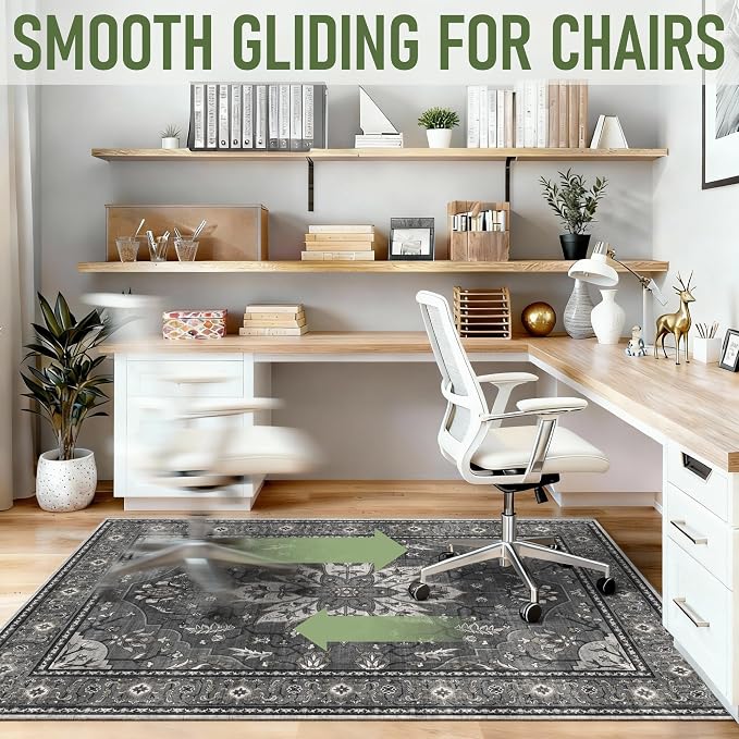 36"x48" Office Chair Mat for Hardwood, Under Desk Chair Mat for Home Office - Image 7
