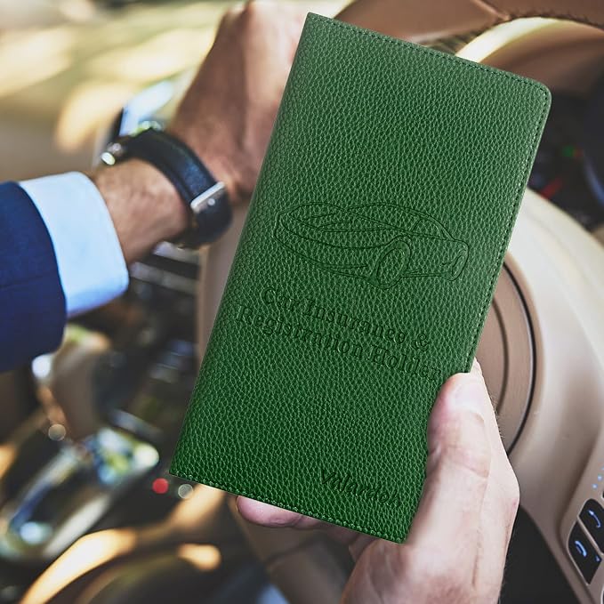 Valardoh Premium Car Registration and Insurance Card Holder, Car Document Holder - Image 6