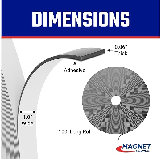 Master Magnetics Flexible Magnetic Strip - Image 2