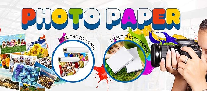Premium Double-Sided Matte Inkjet Photo Paper - A4 Size (8.3" x 11.7") - 100 Sheets, 140gsm - Ideal for Photos, Invitations, and Crafts-DeskLoop Office