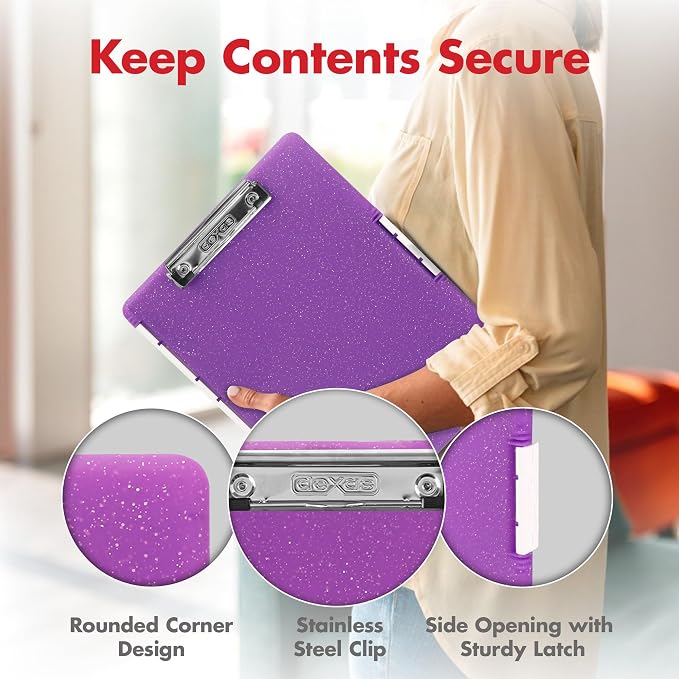Dexas Slimcase 2 Plastic Clipboard - Image 5