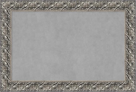 Amanti Art Silver Framed Magnetic Board 26x38 Large Vision Board by AmantiArt
