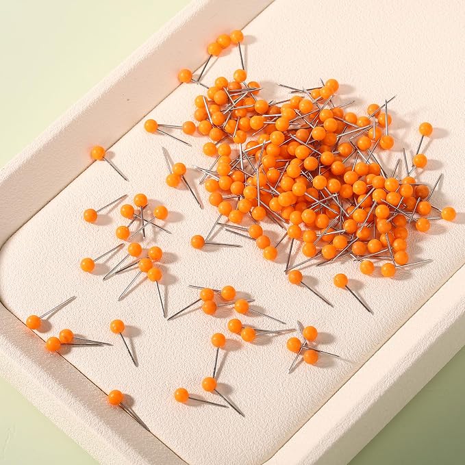 XIHIRCD 200pcs Push Pins, Map Tacks Round Head Map Push Pins Small Thumb Tacks - Image 4