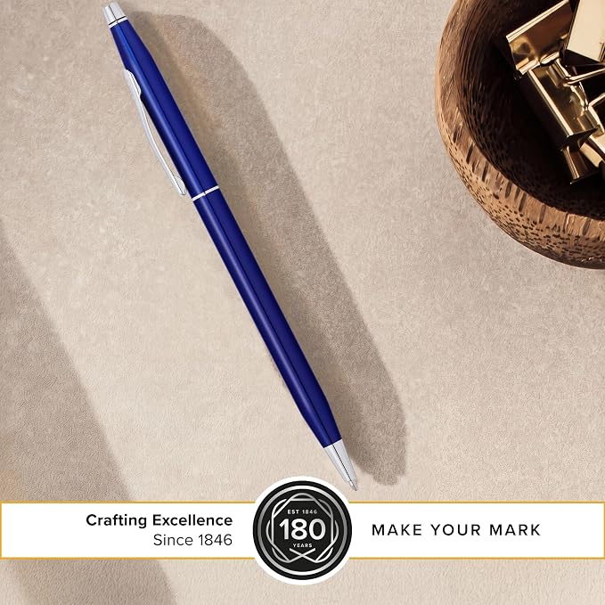 Cross Classic Century Translucent Blue Lacquer Ballpoint Pen - Image 4