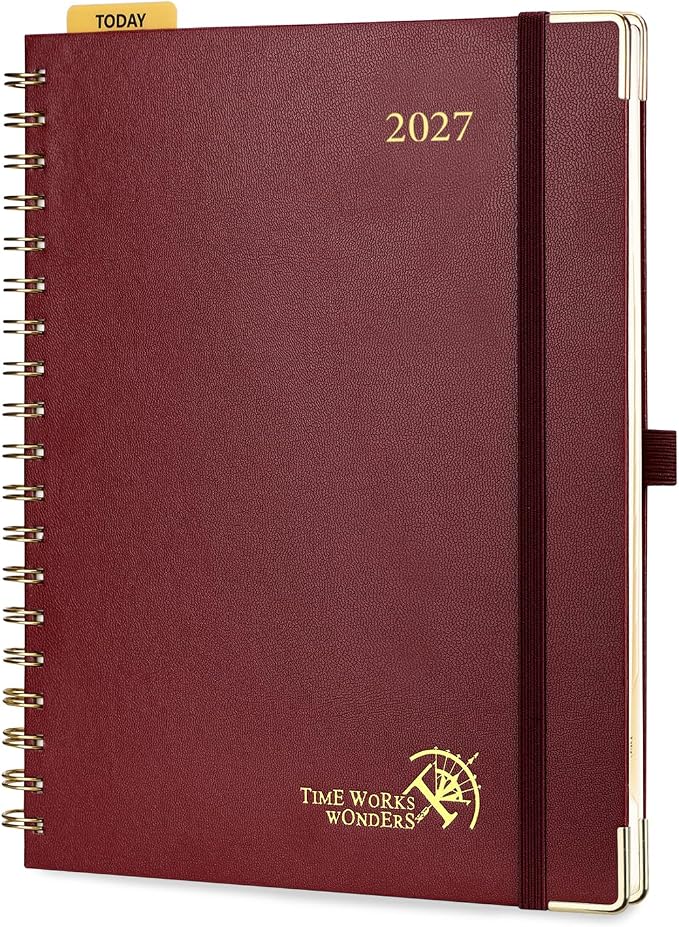POPRUN 2027 Planner Daily Weekly and Monthly Calendar by POPRUN