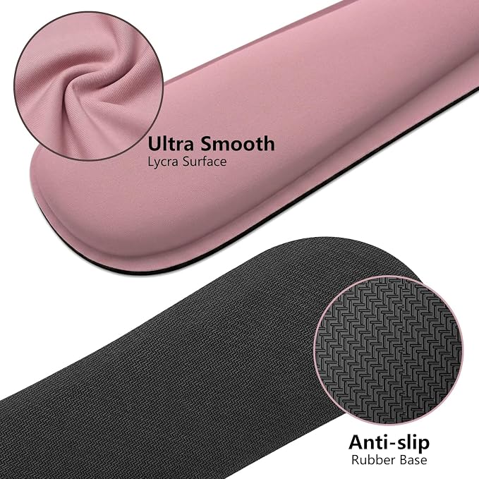 Wrist Rest for Computer Keyboard, Memory Foam Keyboard Wrists Rest, Ergonomic - Image 5